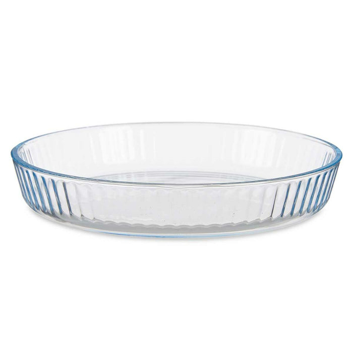 Tavă pentru Cuptor Transparent Sticlă borosilicată 25,5 x 4,5 x 25,5 cm (6 Unități)