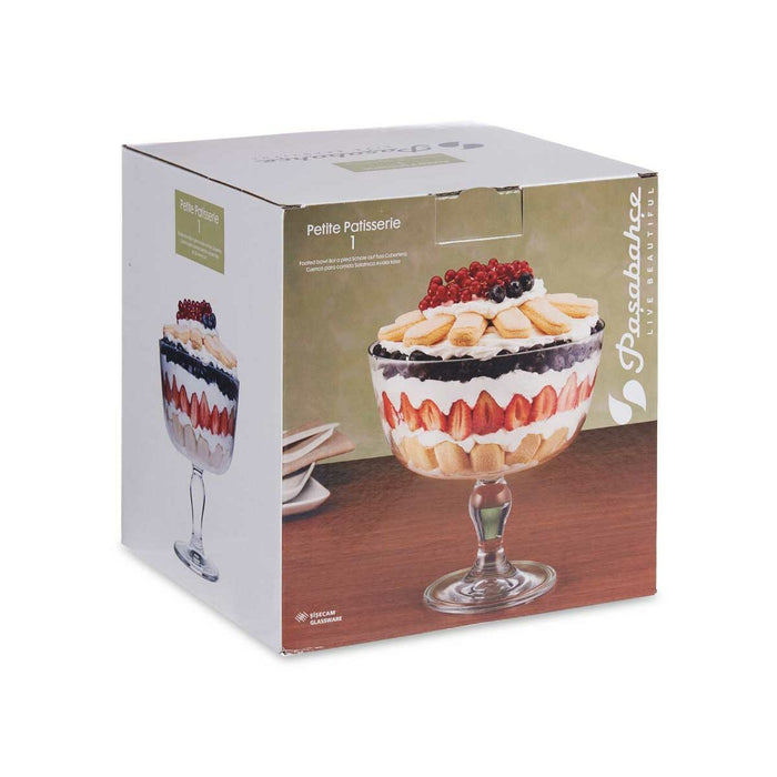 Caserolă Petite Patisserie Transparent Sticlă 22,5 x 22,5 x 22,5 cm (4 Unități)
