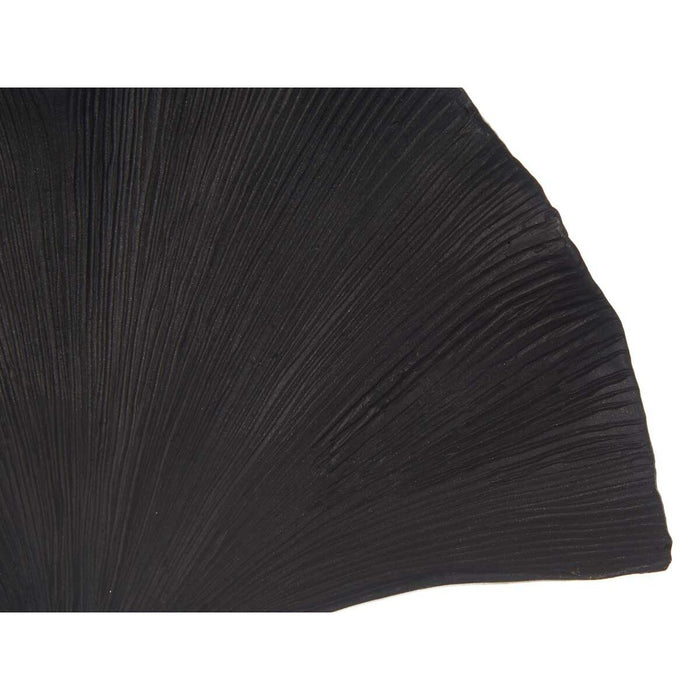 Figură Decorativă Ginko Negru Auriu* 8 x 37 x 24,5 cm (6 Unități)