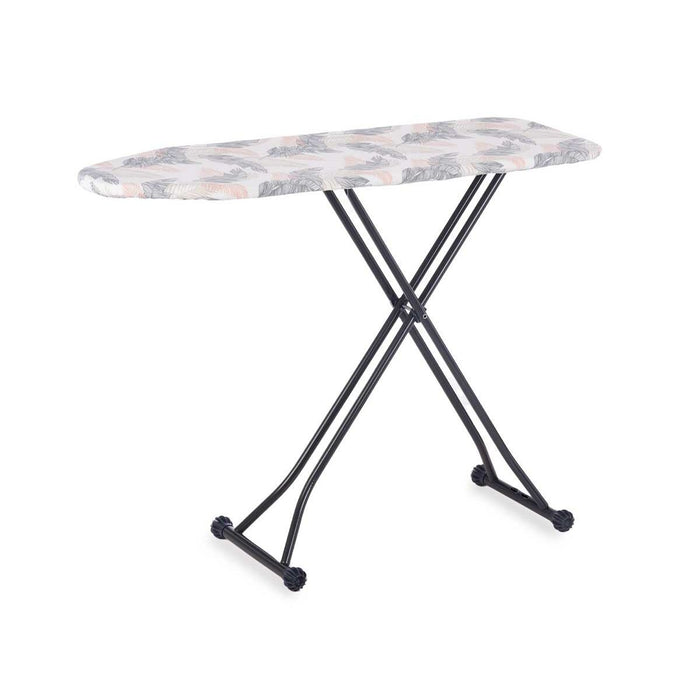 Masă de Călcat Bej Gri Metal Frunze 110 x 33 x 92 cm (4 Unități)