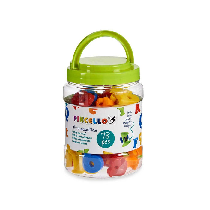 Litere Multicolor Plastic Magnetic 9 x 13,5 x 9 cm