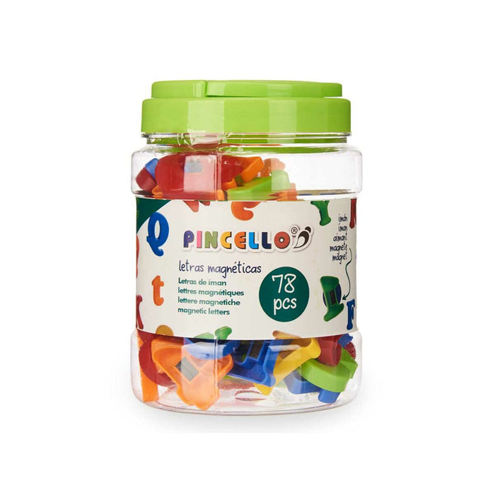 Litere Multicolor Plastic Magnetic 9 x 13,5 x 9 cm