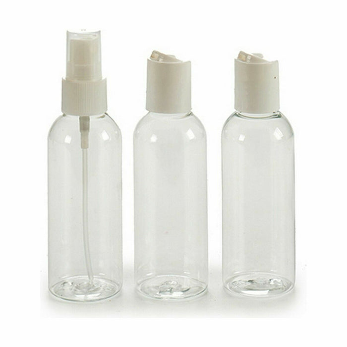 Set de Voiaj Cutii metalice Transparent 3 x 21 x 18 cm (36 Unități)
