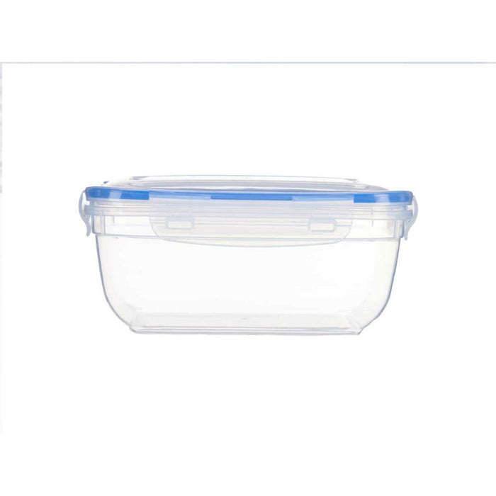 Cutie pentru prânz ermetică Pătrat Transparent polipropilenă 1,4 L 14,5 x 8,5 x 20 cm (12 Unități)