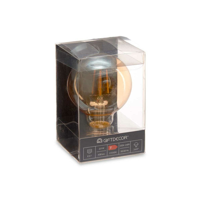 Bec LED E27 Vintage Transparent 4 W 8 x 12 x 8 cm (12 Unități)