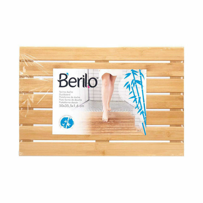 Platformă Natural Bambus 50 x 2,5 x 35,5 cm (8 Unități)
