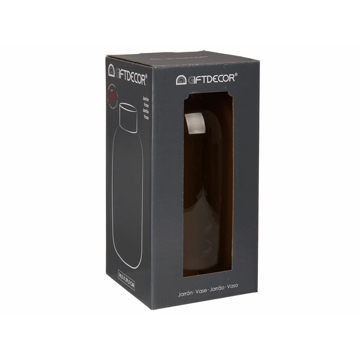 Vază Transparent Auriu* Sticlă 14,5 x 29,5 x 14,5 cm (6 Unități)