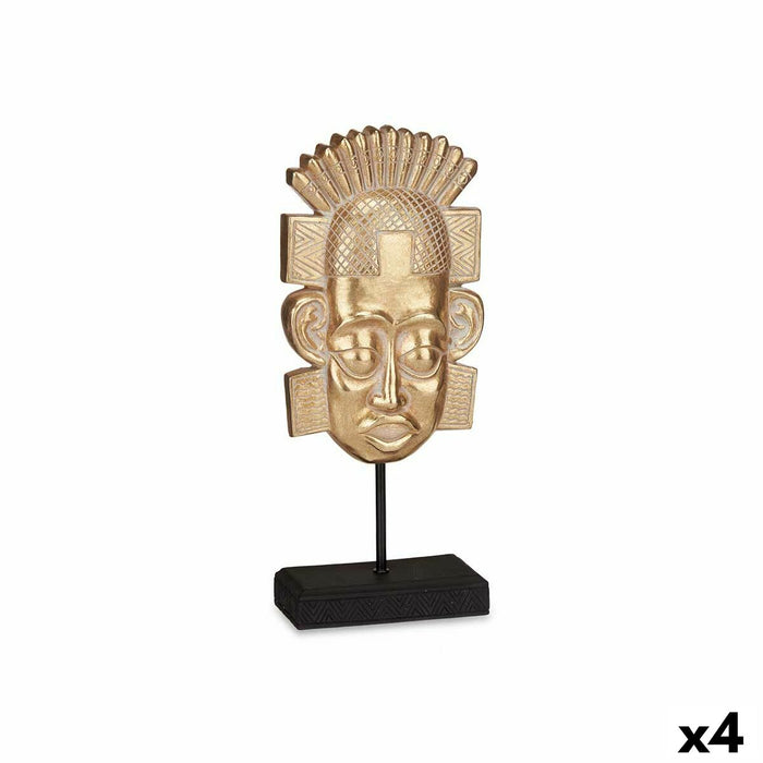 Figură Decorativă Indian Auriu* 17,5 x 36 x 10,5 cm (4 Unități)