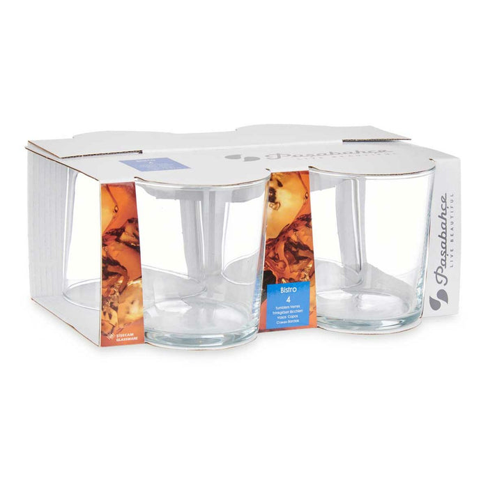 Set de pahare Bistro 380 ml Transparent Geam (6 Unități)