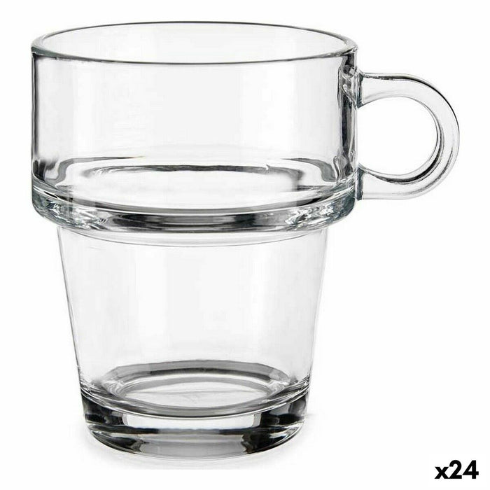 Hrnek Stivuibil Transparent Sticlă 270 ml (24 Unități)