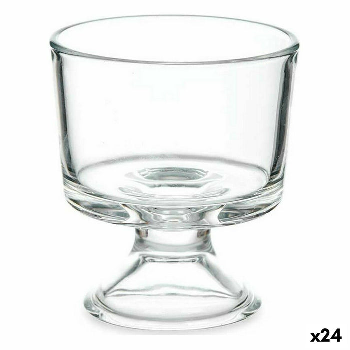 Pahar de îngheţată și milk shake Transparent Sticlă 290 ml (24 Unități)