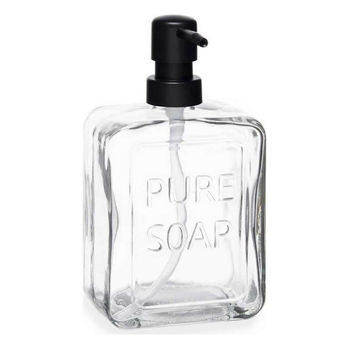 Dozator de Săpun Pure Soap Geam Transparent Plastic 570 ml (6 Unități)