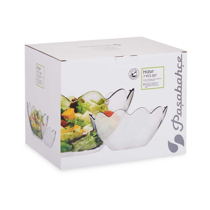 Set de boluri Hasir Transparent Sticlă (2 Unități)