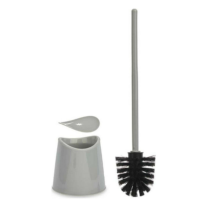 Perie pentru toaletă 12,5 x 37 x 12,5 cm Gri Plastic (24 Unități)