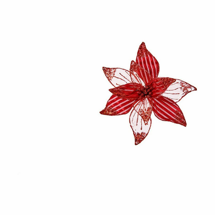 Floare decorativă Castaniu Plastic 25 x 25 x 7 cm (12 Unități)