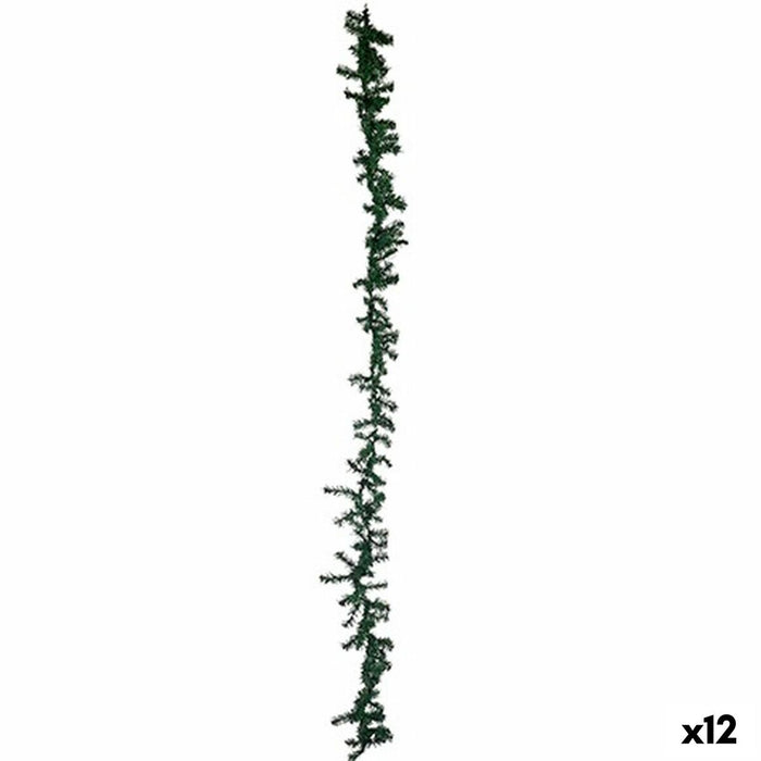 Ghirlandă de Crăciun Ramură Verde Plastic 270 x 30 x 2 cm (12 Unități)