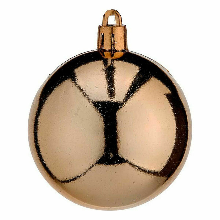 Set de globuri de Crăciun Cupru Plastic 6 x 7 x 6 cm (12 Unități)