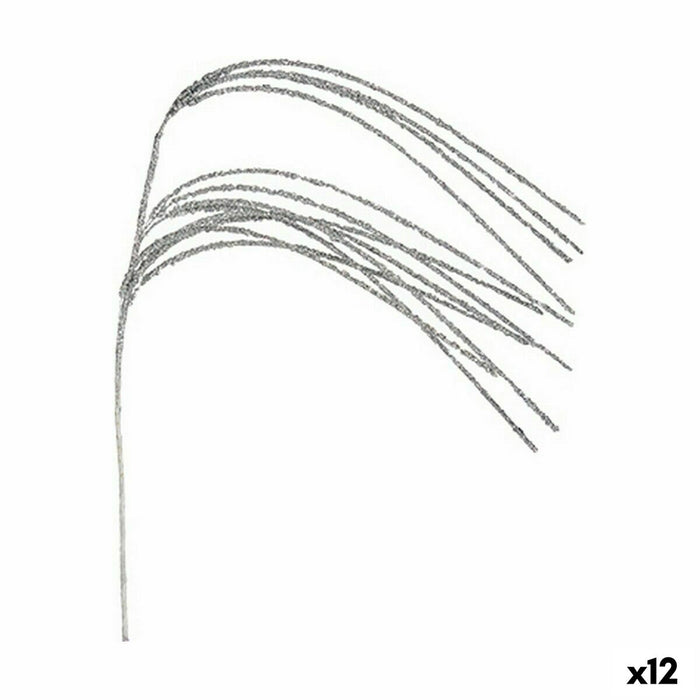 Floare decorativă Argintiu 78 x 2 x 7 cm (12 Unități)