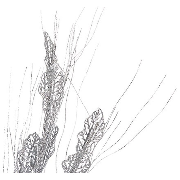 Ramură Argintiu 46 x 80 x 5 cm (12 Unități)