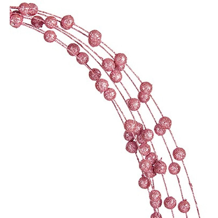 Ramură Mingi Roz 130 x 2 x 5 cm (12 Unități)