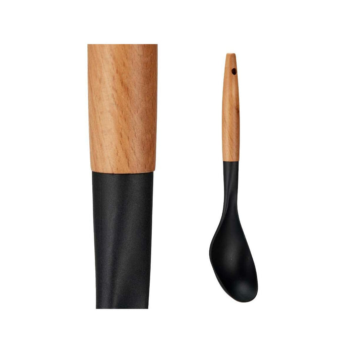 Polonic Negru Natural Lemn 7 x 33,5 x 3,5 cm (12 Unități)