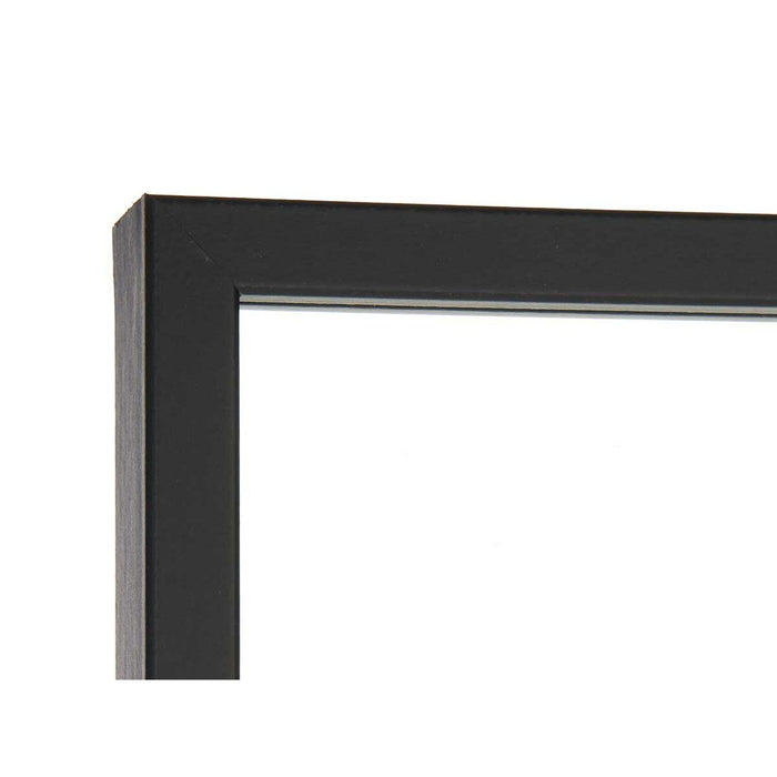 Oglindă de perete Negru Lemn MDF 40 x 142,5 x 3 cm (2 Unități)