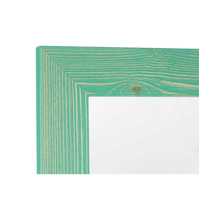 Oglindă de perete 60 x 80 cm Turquoise Lemn MDF (2 Unități)