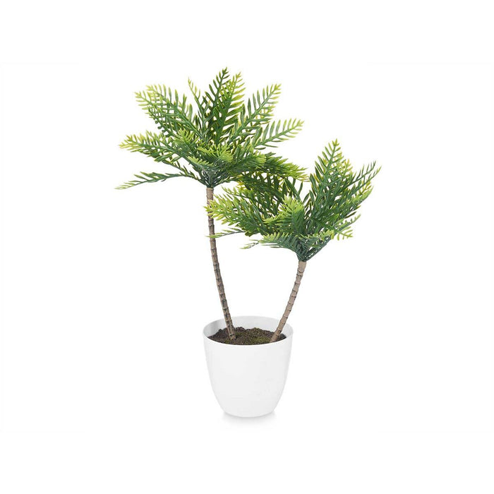 Plantă decorativă Palmier Plastic 36 x 55,5 x 24 cm (6 Unități)