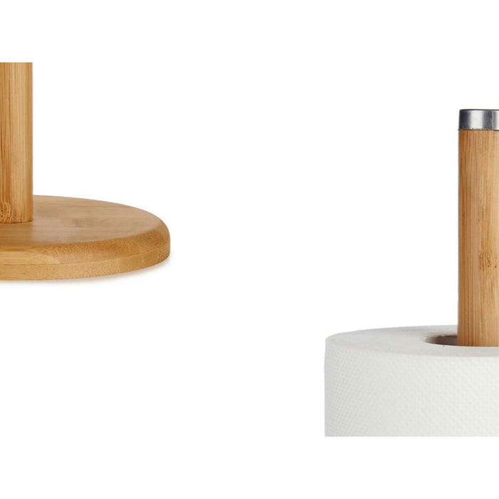 Suport pentru Role de Hârtie de Bucătărie Maro Bambus 14 x 32,5 x 14 cm (12 Unități)