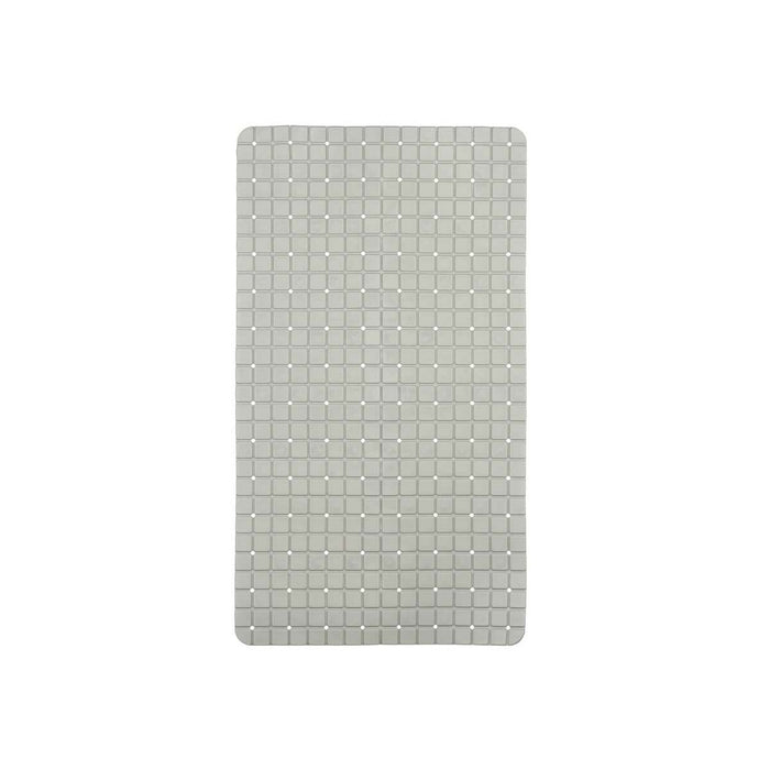 Covoraș de duș antiderapant Cadre Gri PVC 67,7 x 38,5 x 0,7 cm (6 Unități)