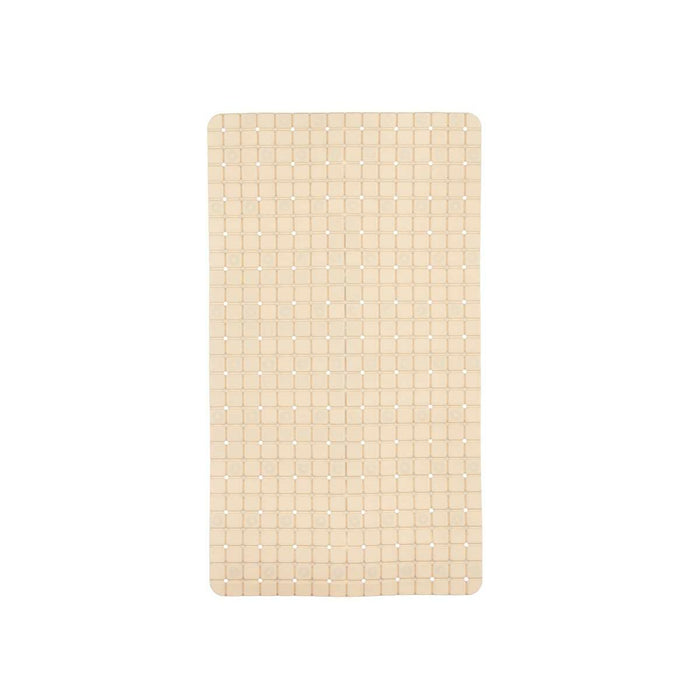 Covoraș de duș antiderapant Cadre Bej PVC 67,7 x 38,5 x 0,7 cm (6 Unități)