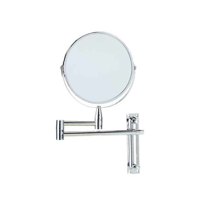 Oglindă cu Efect de Mărire Extensibil Ø 17 cm Metal (6 Unități)