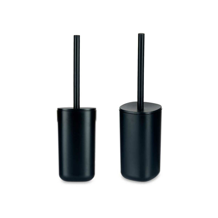 Perie pentru toaletă Negru polistiren 9,6 x 35 x 9,6 cm (6 Unități)