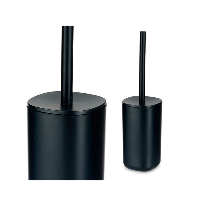 Perie pentru toaletă Negru polistiren 9,6 x 35 x 9,6 cm (6 Unități)
