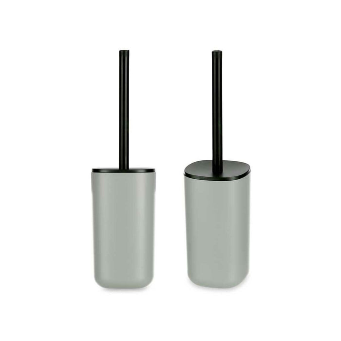 Perie pentru toaletă Gri polistiren 9,6 x 35 x 9,6 cm (6 Unități)