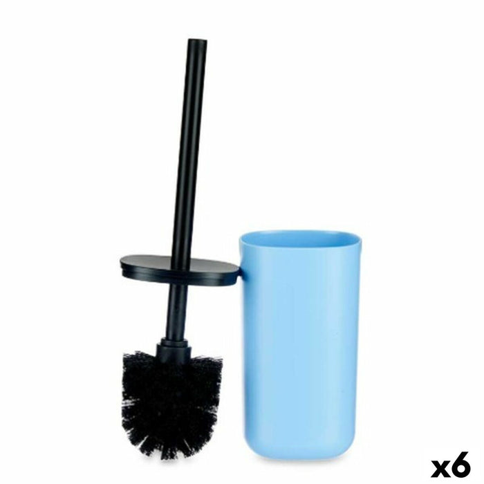 Perie pentru toaletă Albastru polistiren 9,6 x 35 x 9,6 cm (6 Unități)