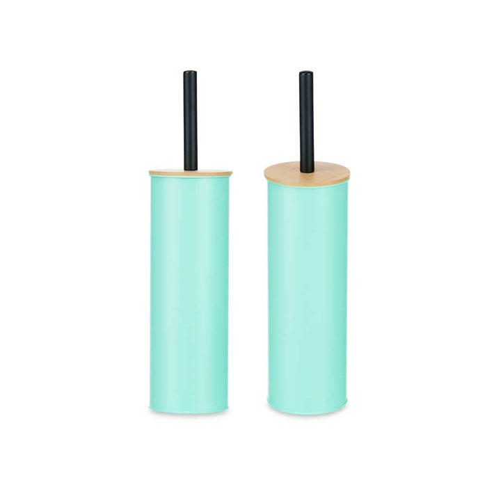 Perie pentru toaletă Mentă Metal Bambus Plastic 9,5 X 27 X 9,5 cm (6 Unități)
