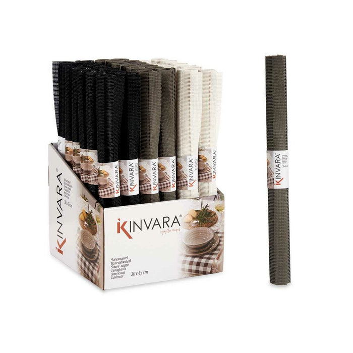 Suport Protecție pentru Masă Dungi 45 x 30 x 0,1 cm (36 Unități)