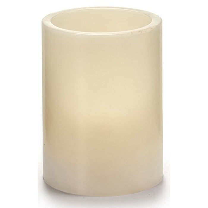 Lumânare LED Crem 7,5 x 10 x 7,5 cm (6 Unități)