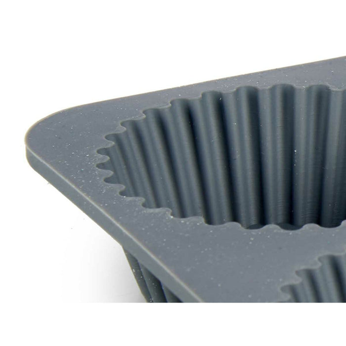 Formă pentru patiserie Brioşă 25,5 x 3 x 17,5 cm (6 Unități)