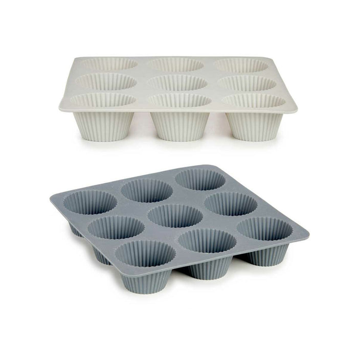 Formă pentru patiserie Brioşă 22 x 3 x 22 cm (6 Unități)