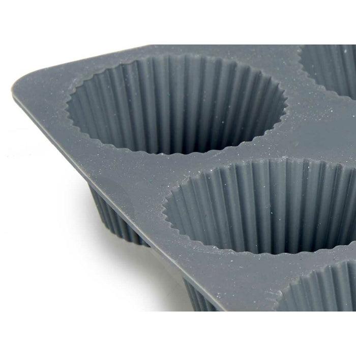 Formă pentru patiserie Brioşă 22 x 3 x 22 cm (6 Unități)