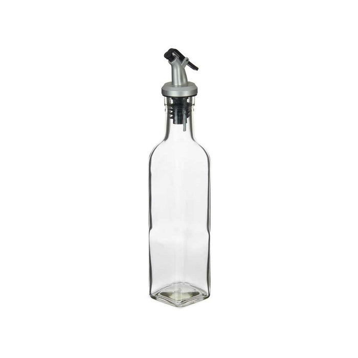 Dispenser pentru Ulei Transparent Sticlă Oțel 250 ml (12 Unități)