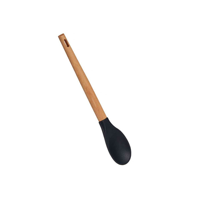 Lingură Negru Silicon lemn de fag 6 x 1,8 x 30,5 cm (48 Unități)