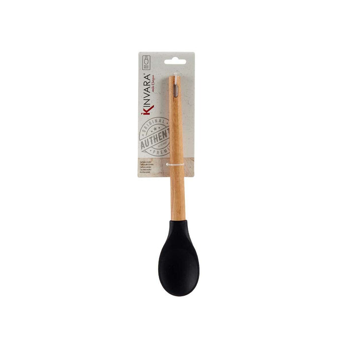 Lingură Negru Silicon lemn de fag 6 x 1,8 x 30,5 cm (48 Unități)
