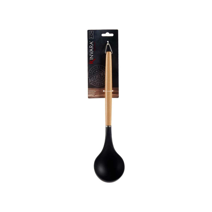 Cratiță Negru Nailon lemn de fag 8 x 3 x 32,5 cm (48 Unități)