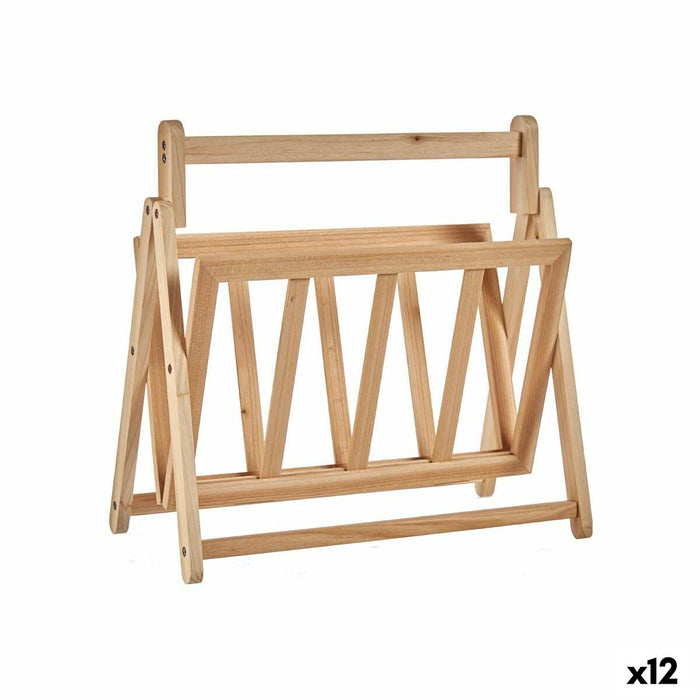 Suport pentru reviste Maro Lemn 30 x 37,5 x 36,5 cm (12 Unități)
