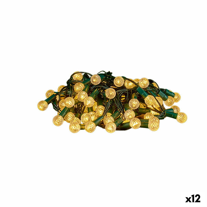 Ghirlandă de lumini LED Galben 400 x 10 x 2 cm (12 Unități)
