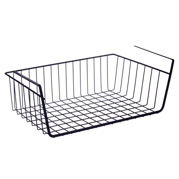 Coșuleț pentru raft de bucătărie Negru Fier 42 x 14 x 26 cm (12 Unități)