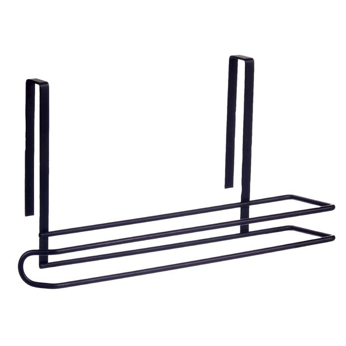 Suport pentru hârtie de bucătărie Negru Fier 34 x 17,3 x 10,5 cm (8 Unități)